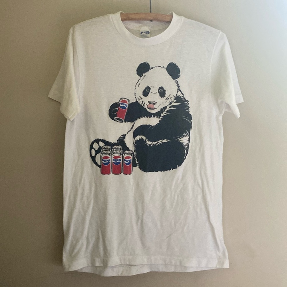 Vintage 80s Pepsi panda tee